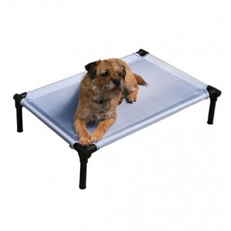 Starmark-Pat ProTraining Bed Sky Blue M pentru caini