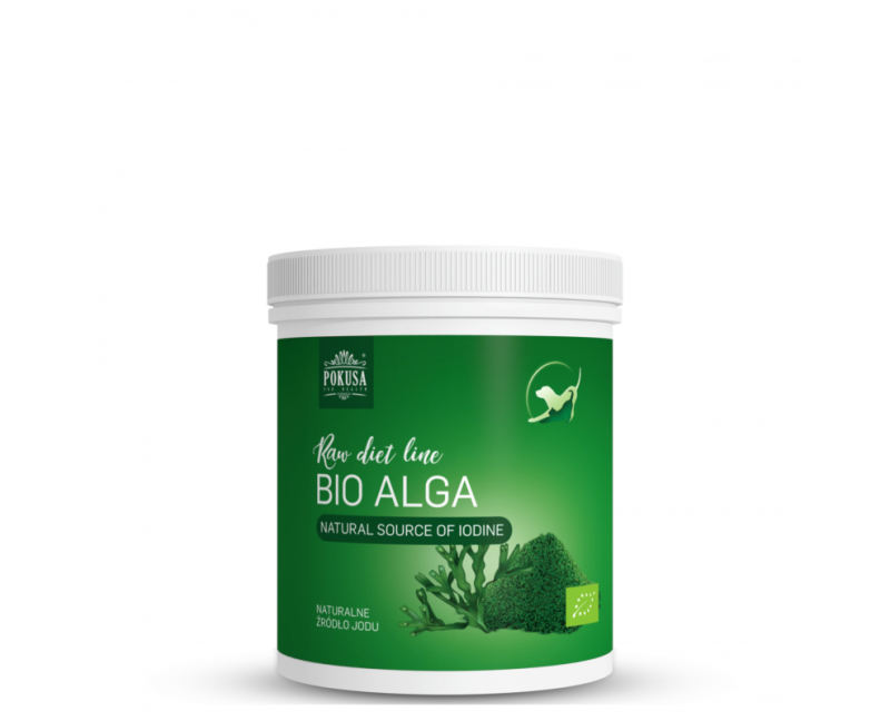 Supliment profesional RawDietLine BIO Alge pentru caini 350 g