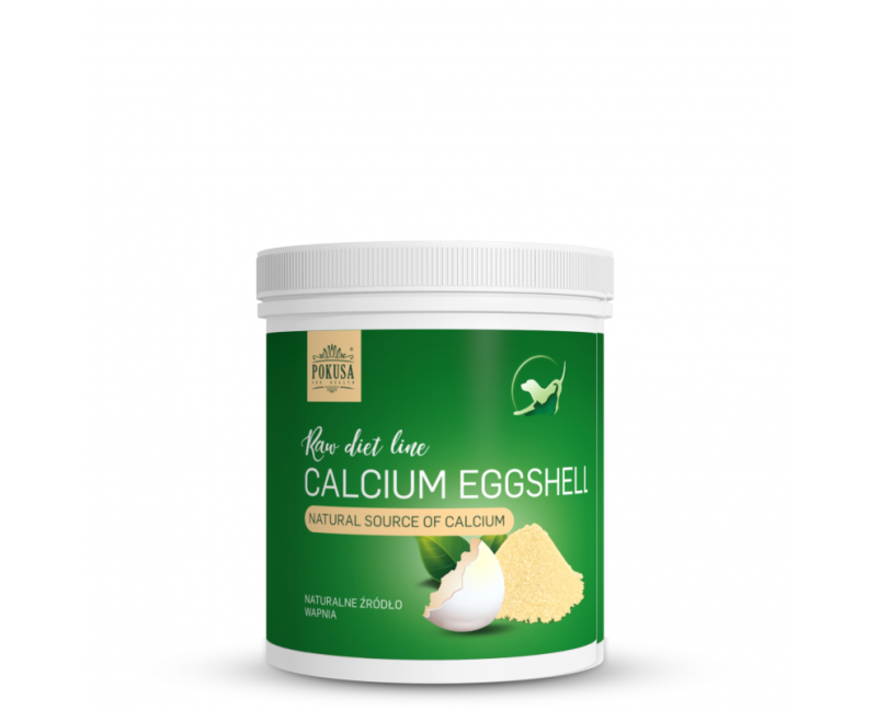 Supliment profesional RawDietLine Calciu Egg Shell 500 g pentru caini