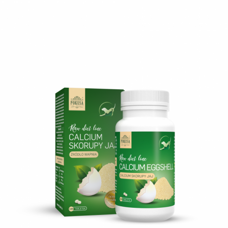 Supliment profesional RawDietLine Calciu EggShell 120 tablete pentru caini