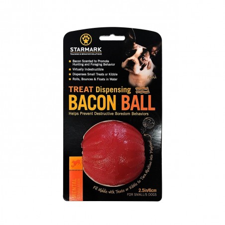 Starmark TreatDispensing Bacon Ball M pentru caini