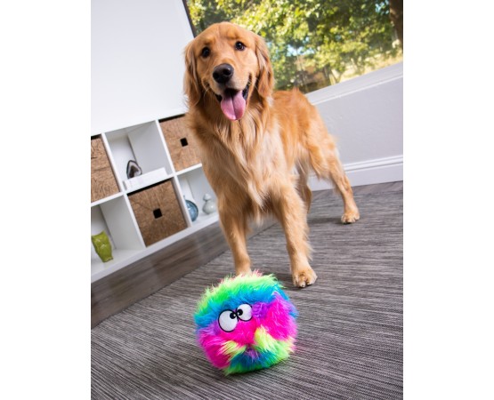 Jucarie goDog™ Furballz Rainbow S pentru caini