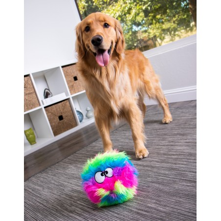 Jucarie goDog™ Furballz Rainbow S pentru caini