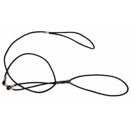 Lesa profesionala din piele rotunda pentru prezentare caini expozitii