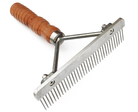 Perie tip tesala profesionala pentru caini cu par lung