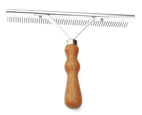 Perie profesionala tip tesala pentru caini cu par lung