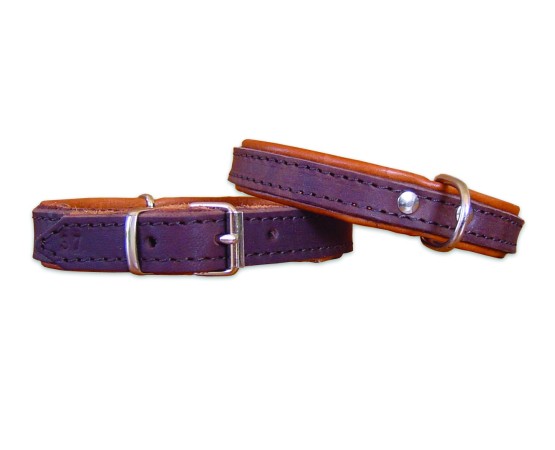 Zgardă de lux pentru caini , din piele naturala