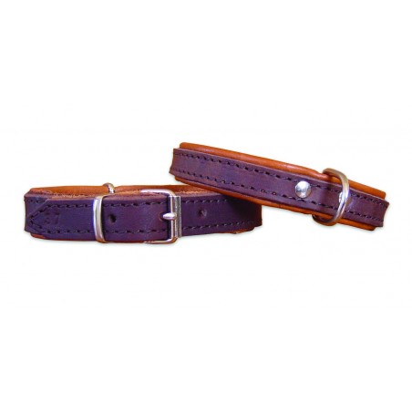 Zgardă de lux pentru caini , din piele naturala