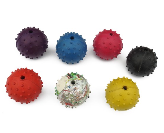 Minge din cauciuc natural pentru dresaj canin