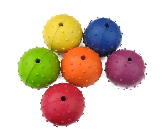 Minge din cauciuc natural pentru dresaj canin