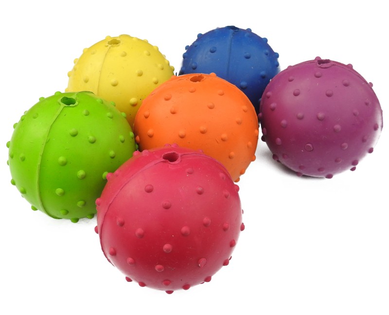 Minge din cauciuc natural pentru dresaj canin