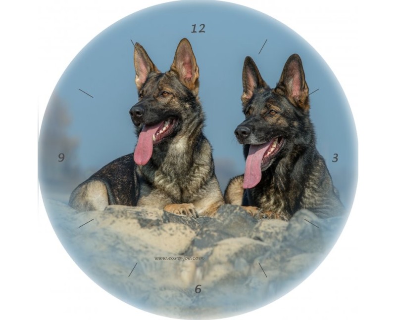 Ceas decorativ de perete  Euro Joe German Shepherd