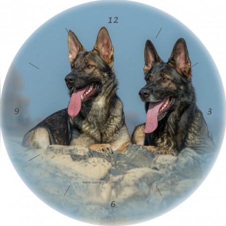 Ceas decorativ de perete  Euro Joe German Shepherd