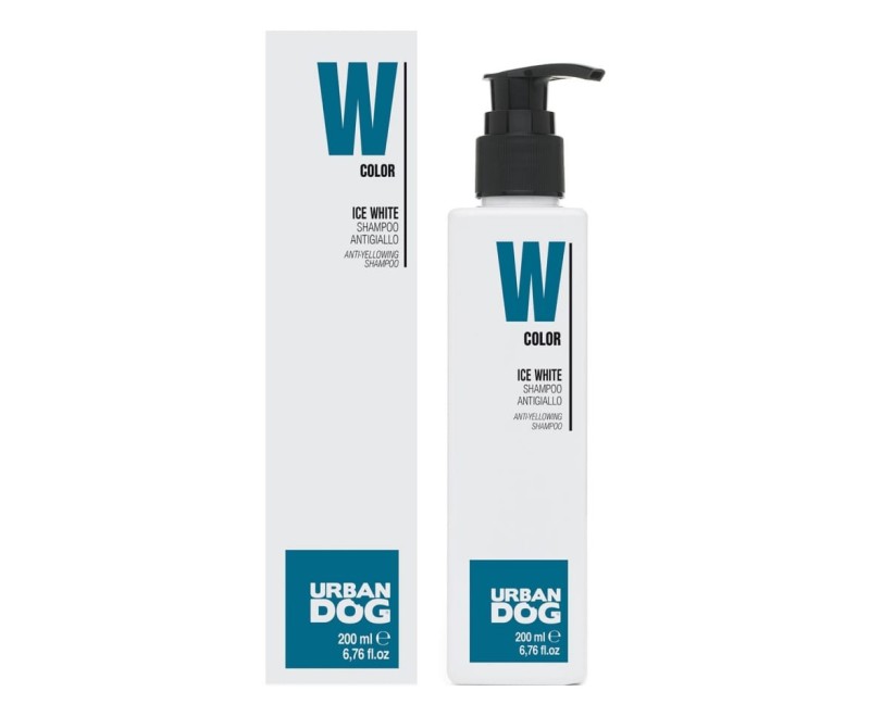 Sampon profesional Urban Dog® Ice White  Anti  galben pentru caini cu blana alba