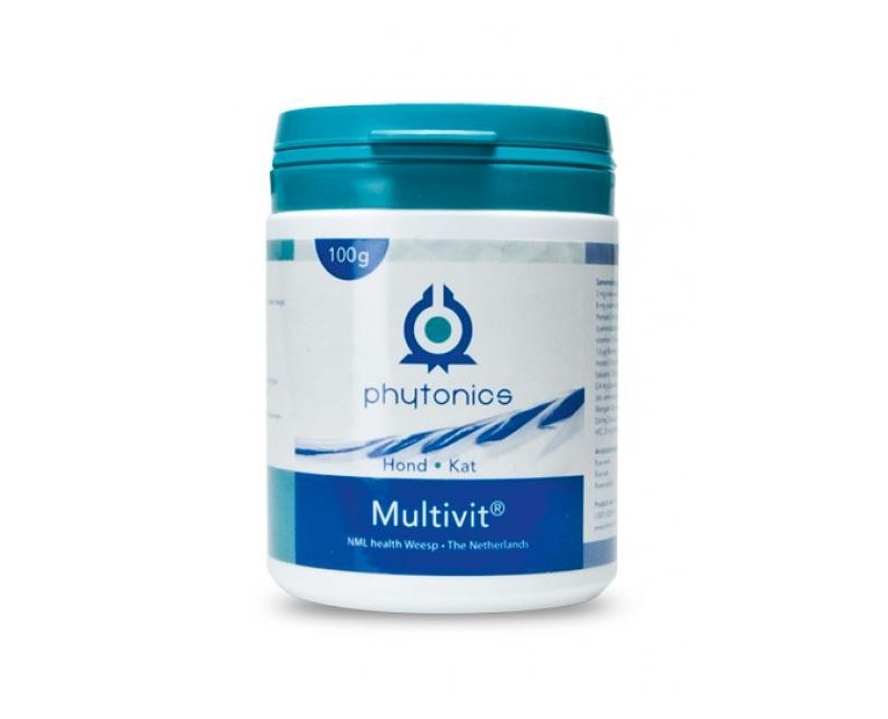 Supliment natural Phytonics® Multivit 100 g complex de vitamine caini