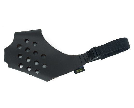 Botnita din piele naturala maro  Difac Ring T0 pentru caini