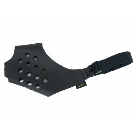 Botnita din piele naturala maro  Difac Ring T0 pentru caini