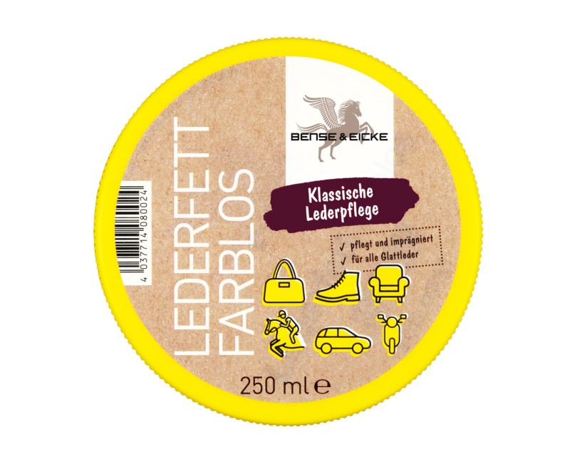 Balsam Lederfett Farblos Bense & Eicke pentru intretinere piele naturala 250 ml