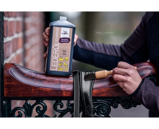 Ulei Lederol Bense & Eicke Swartz pentru intretinere piele naturala neagra 500 ml