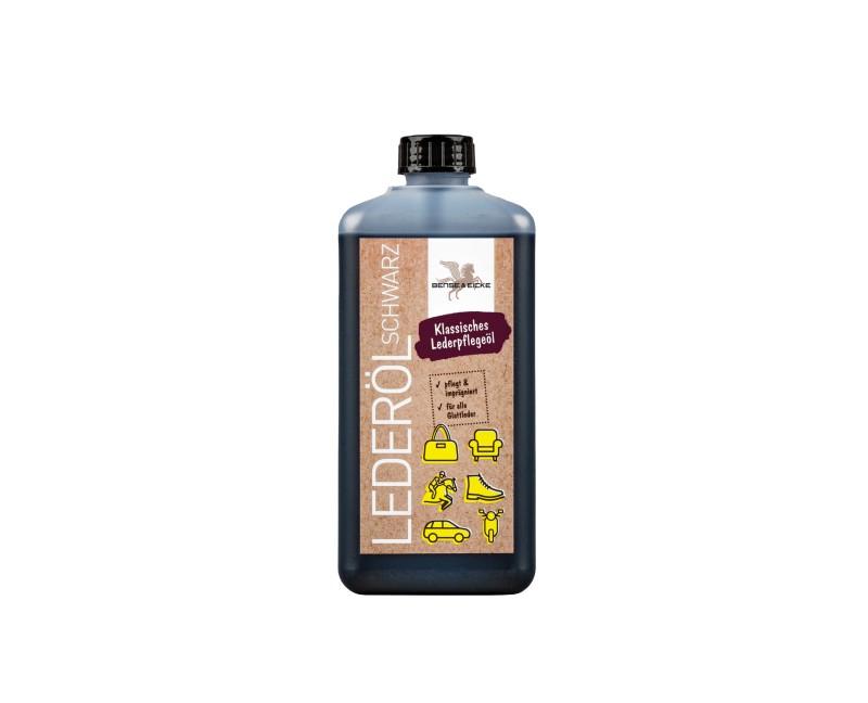 Ulei Lederol Bense & Eicke Swartz pentru intretinere piele naturala neagra 500 ml