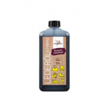 Ulei Lederol Bense & Eicke Swartz pentru intretinere piele naturala neagra 500 ml