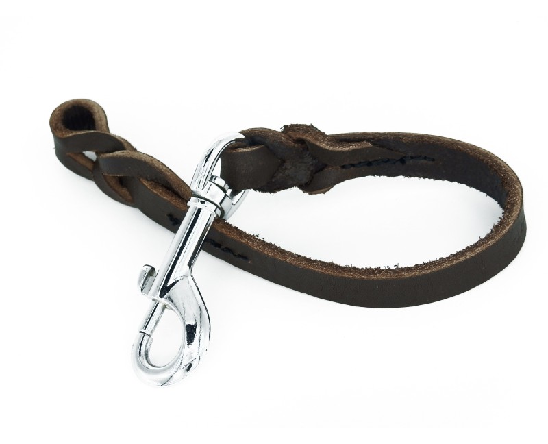 Lesa scurta din piele naturala Huspol pentru dresaj canin