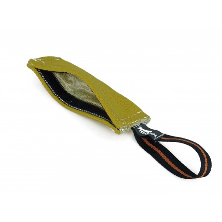 Tug tip buzunar Huspol din material francez pentru dresaj canin