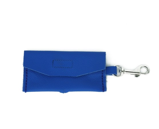 Saculet din piele naturala nappa pentru pungi igienice caini