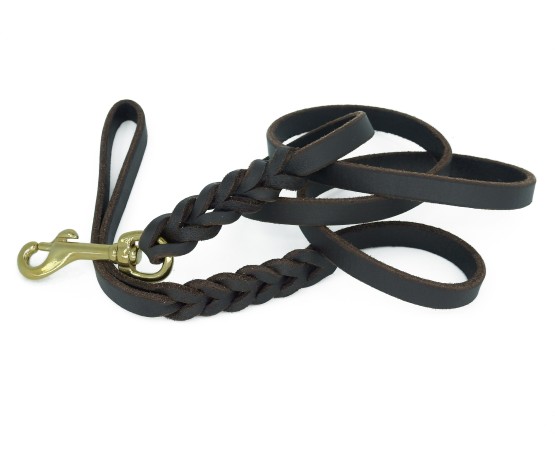 Lesa din piele naturala pentru caini