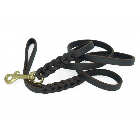 Lesa din piele naturala pentru caini