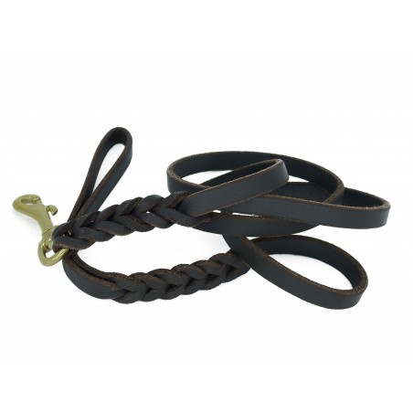 Lesa din piele naturala pentru caini