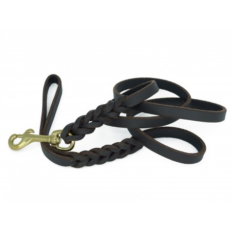 Lesa din piele naturala pentru caini