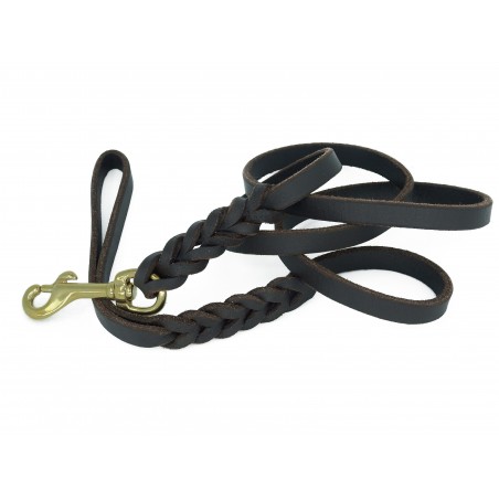 Lesa din piele naturala pentru caini