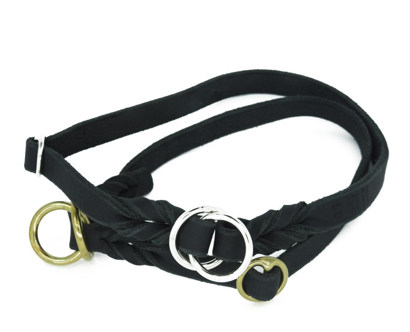 Zgarda strangulanta  Black Mamba® Super Soft Pro Training pentru caini  .