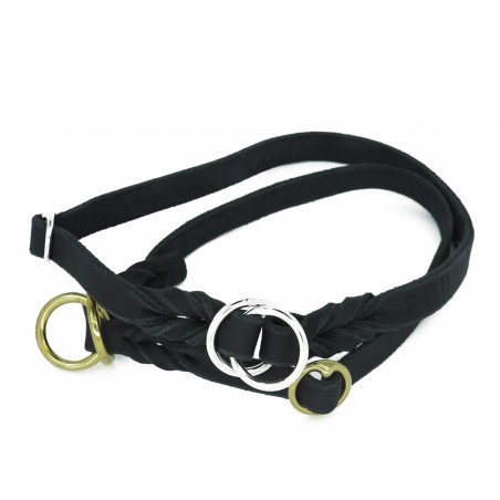 Zgarda strangulanta  Black Mamba® Super Soft Pro Training pentru caini  .