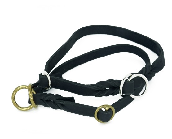 Zgarda strangulanta  Black Mamba® Super Soft Pro Training pentru caini  .