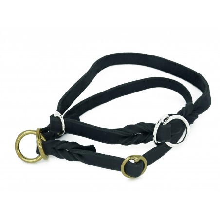 Zgarda strangulanta  Black Mamba® Super Soft Pro Training pentru caini  .