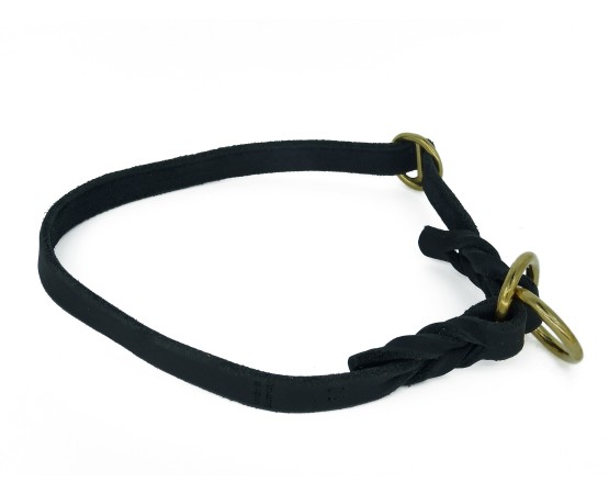 Zgarda strangulanta  Black Mamba® Super Soft Pro Training pentru caini  .