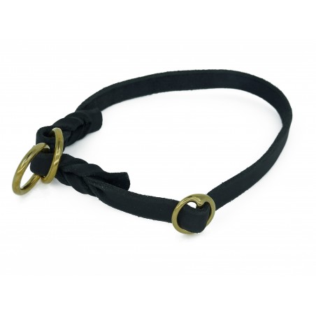 Zgarda strangulanta  Black Mamba® Super Soft Pro Training pentru caini  .