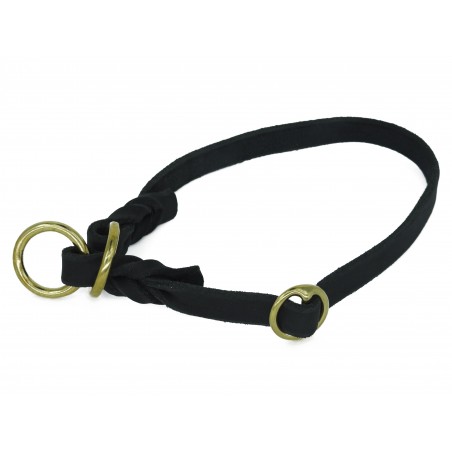 Zgarda strangulanta  Black Mamba® Super Soft Pro Training pentru caini  .