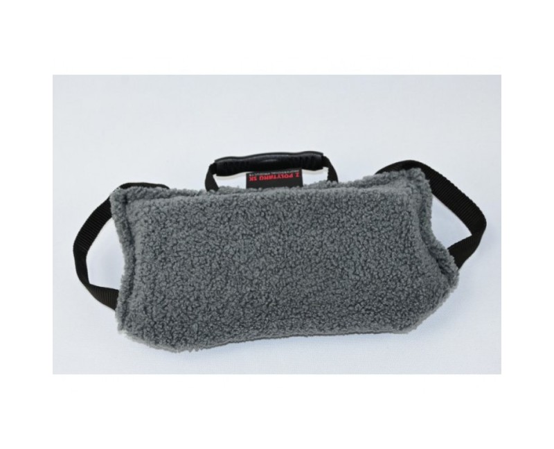 Perna muscatura din plush LAMBINO Z Polytanu SK pentru dresaj caini puppy / 25 x 13 cm