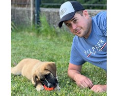 Moby Dog Ball Ocean Blue minge pentru caini