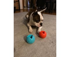 Moby Dog Ball Ocean Blue minge pentru caini