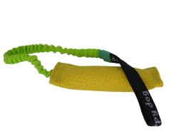 Tug din material francez prevazut cu lesa elastica pentru dresaj canin 20 x 8 cm .