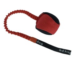 Minge din material francez prevazuta cu lesa elastica pentru dresaj canin 10 cm