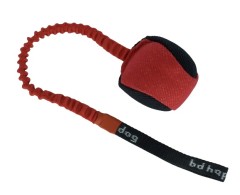 Minge din material francez prevazuta cu lesa elastica pentru dresaj canin 10 cm