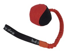 Minge din material francez prevazuta cu lesa elastica pentru dresaj canin 10 cm