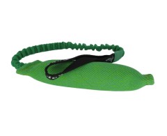 Tug din material francez prevazut cu lesa elastica pentru dresaj canin 8 x 25 cm