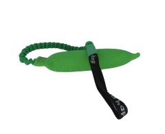 Tug din material francez prevazut cu lesa elastica pentru dresaj canin 8 x 25 cm