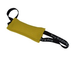 Tug din material francez prevazut cu doua manere pentru dresaj canin 20 x 8 cm .